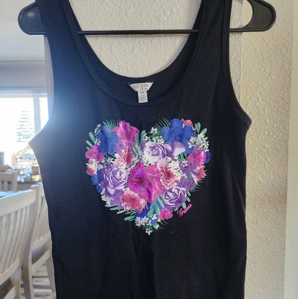 Guess floral tank top
